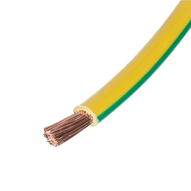 Installation cable H07V-K 4mm2 YEL/GR 100m