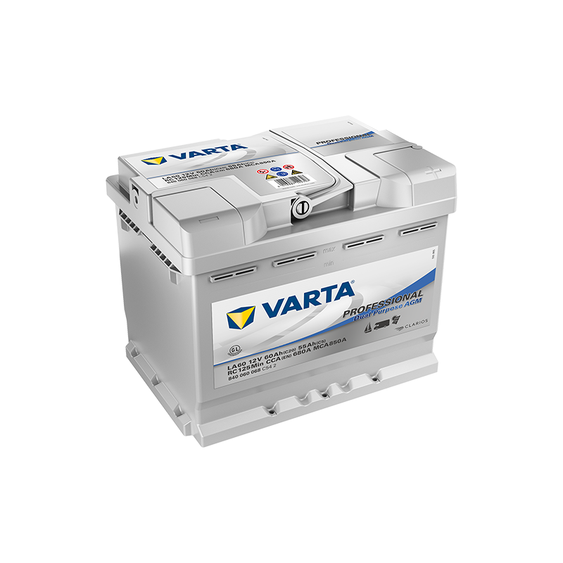 Baterija VARTA Professional Dual Purpose AGM 60Ah