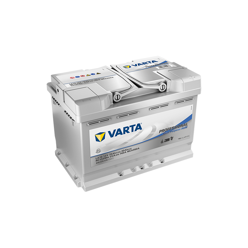 Baterija VARTA Professional Dual Purpose AGM 70Ah