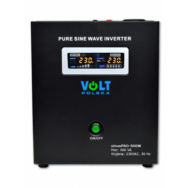 UPS inverter-converter pure sinus 500W 12V