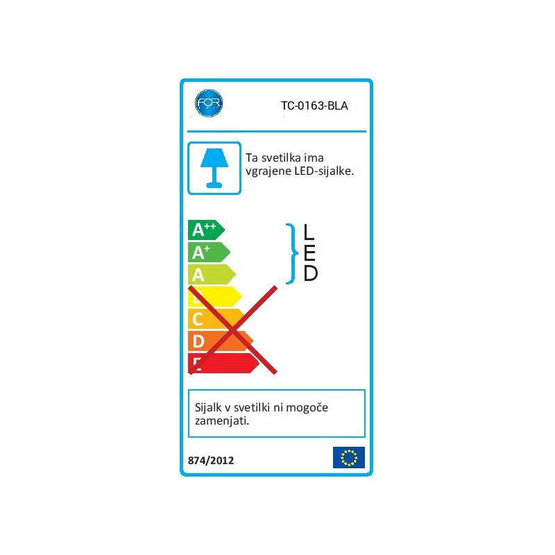 Nadgradni panel LED FORLIGHT 15,5W BE Okrogel