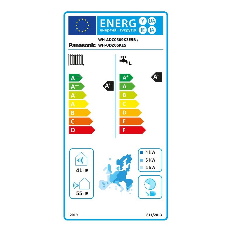 Aquarea High Performance 5kW all in one 1F