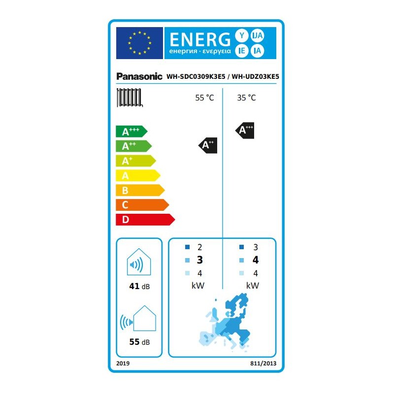 Aquarea High Performance Bi-bloc 3,2kW 1F