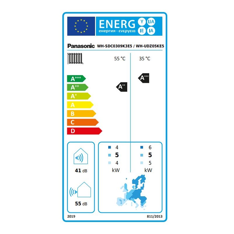 Aquarea High Performance Bi-bloc 5kW 1F