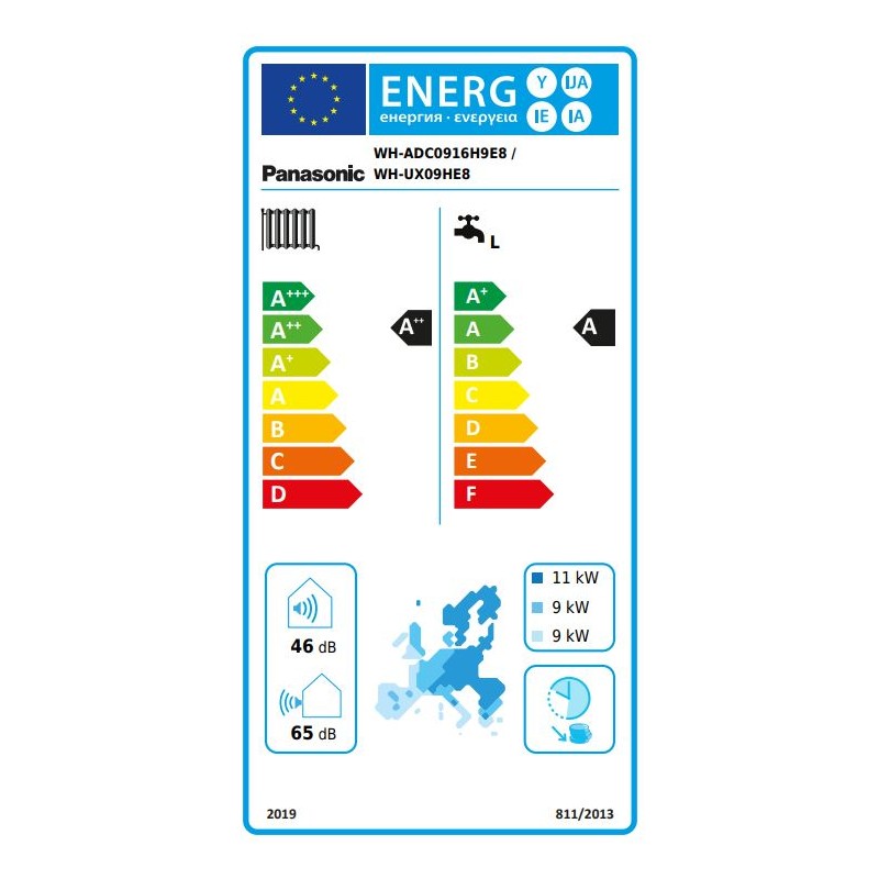 Toplotna črpalka Panasonic T-CAP all in one 9kW 3F