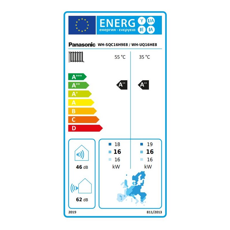 Aquarea T-CAP 16 kW Bi-bloc 3F