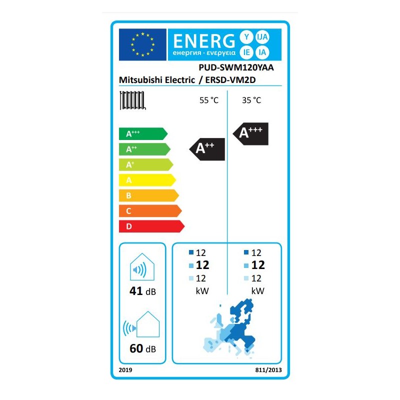 Mitsubishi Ecodan 12kW 3F