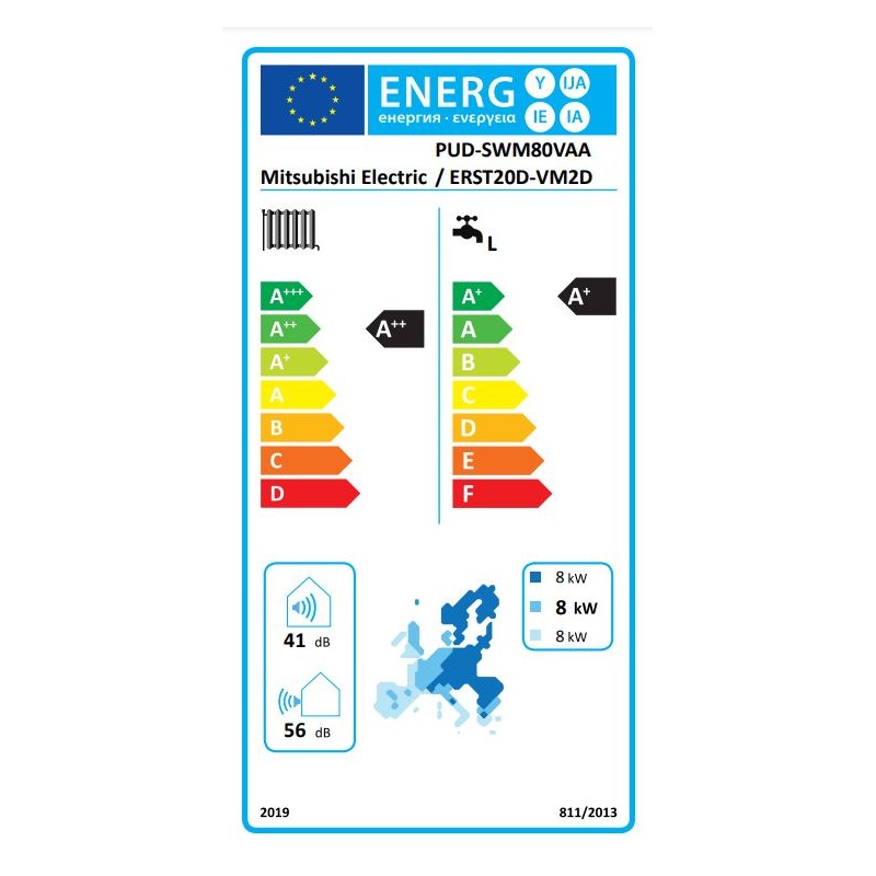 Mitsubishi Ecodan 8kW 1F