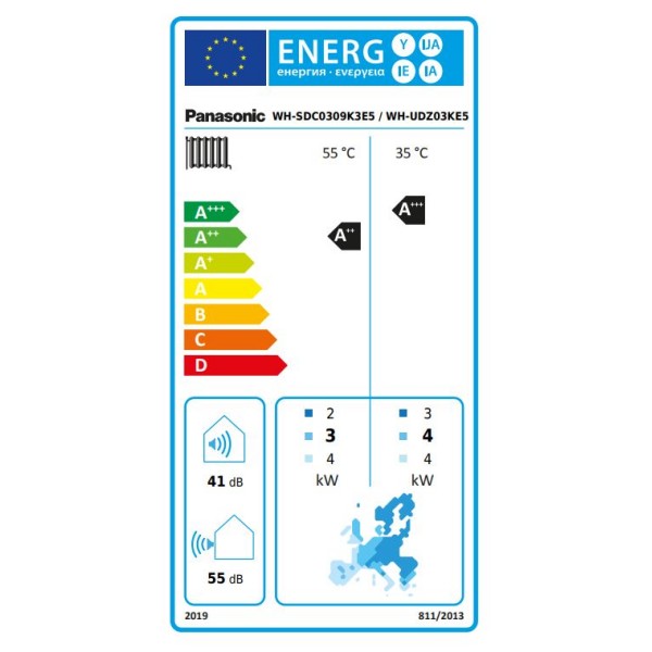 Aquarea High Performance Bi-bloc 3,2kW 1F