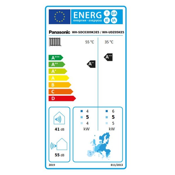 Aquarea High Performance Bi-bloc 5kW 1F