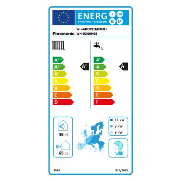 Toplotna črpalka Panasonic T-CAP all in one 9kW 3F