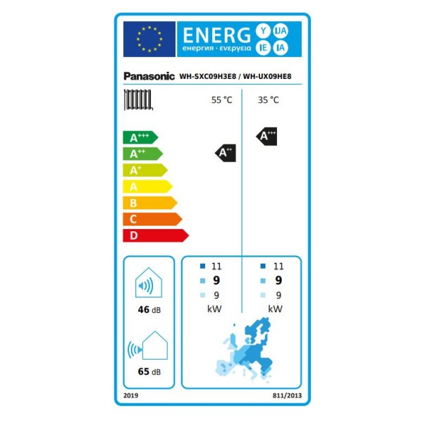 Aquarea T-CAP 9 kW Bi-bloc 3F