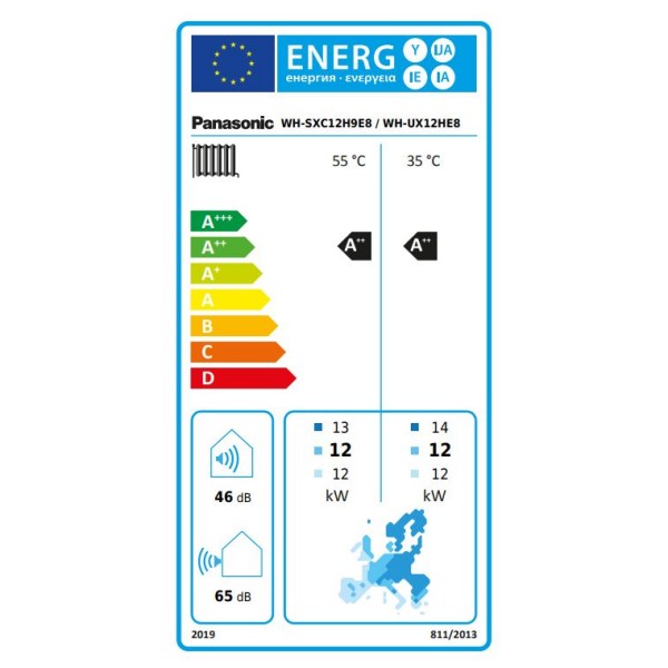 Aquarea T-CAP 12 kW Bi-bloc 3F