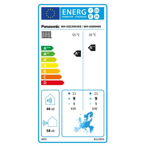 Aquarea T-CAP 9 kW Bi-bloc 3F