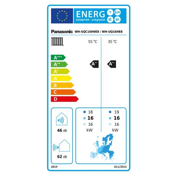 Aquarea T-CAP 16 kW Bi-bloc 3F