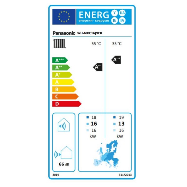 Aquarea T-CAP 16kW MONOBLOK 3F