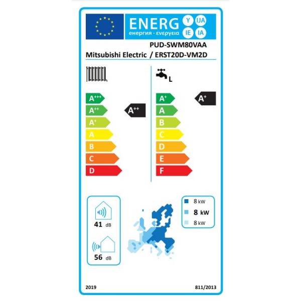 Mitsubishi Ecodan 8kW 1F